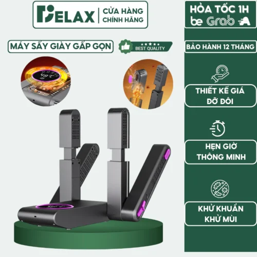 Máy sấy giày gấp gọn, khử mùi, khử trùng cao cấp 1