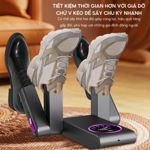 Máy sấy giày gấp gọn, khử mùi, khử trùng cao cấp 5