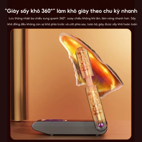 Máy sấy giày gấp gọn, khử mùi, khử trùng cao cấp 7