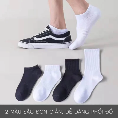 Tất vớ nam nữ Hàn Quốc co giãn, chống hôi chân 4
