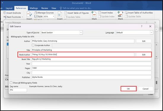 Thêm trích dẫn nguồn tham khảo Footnote và Endnote trong văn bản MS Word