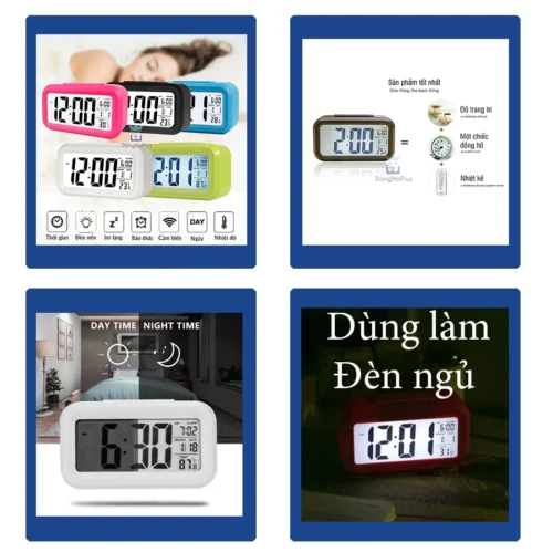Sản phẩm đồng hồ báo thức hẹn giờ cute 4