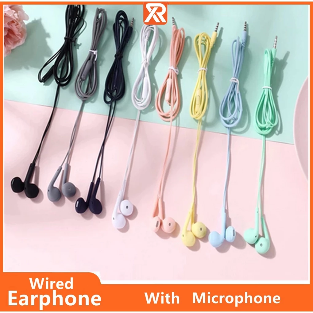 Tai Nghe Nhét Tai Có Dây & Mic Màu Macaron U19 nhiều màu