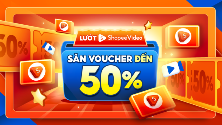 Cách tìm sản phẩm trên Shopee Video áp mã giảm giá 50%