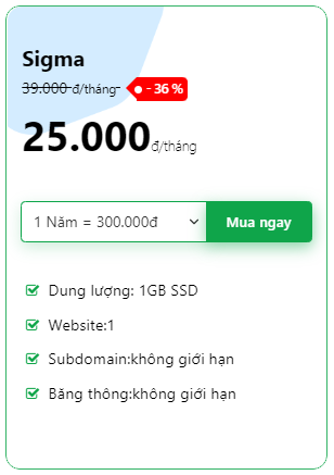 Bán gói hosting không giới hạn rẻ nhất