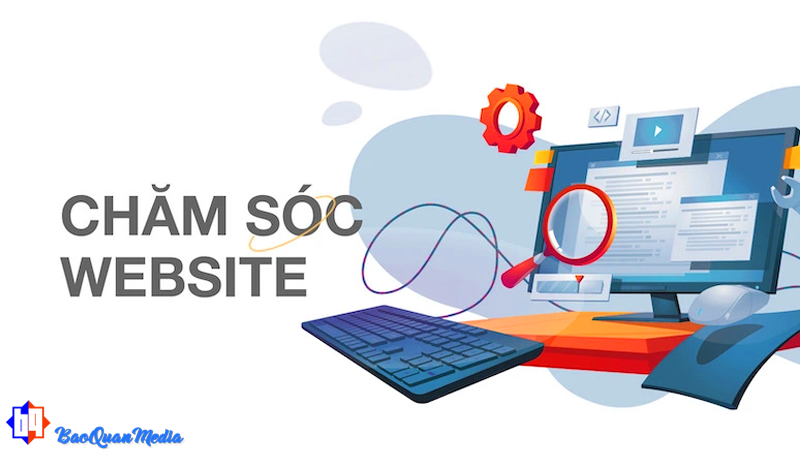 Dịch vụ của baoquanmedia hiểu và chăm sóc web tối ưu