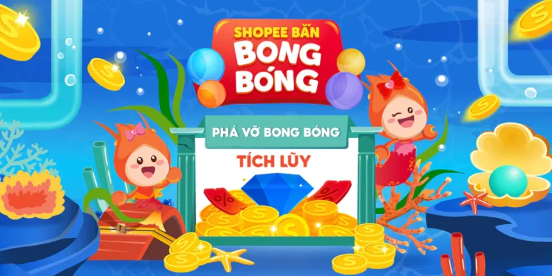Hướng dẫn Chơi game bắn bong bóng Shopee