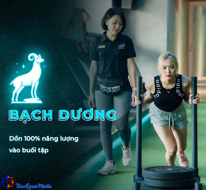 tinh thần của cua bạch dương khi đi tập gym