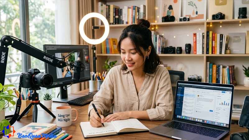Việc làm cho sinh viên kiếm tiền thông qua viết nội dung cho web trên máy tính