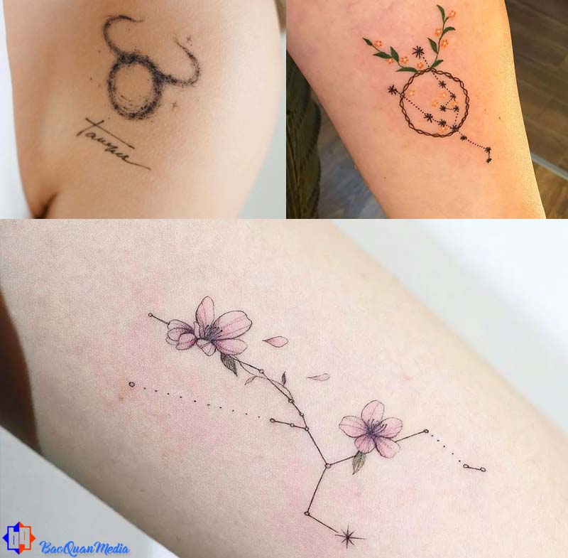 Hình xăm nhẹ nhàng, nội lực dành cho Kim Ngưu