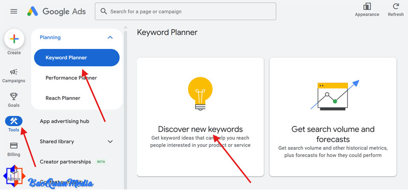 Chọn đúng mục ý tưởng của từ khóa gợi ý từ google