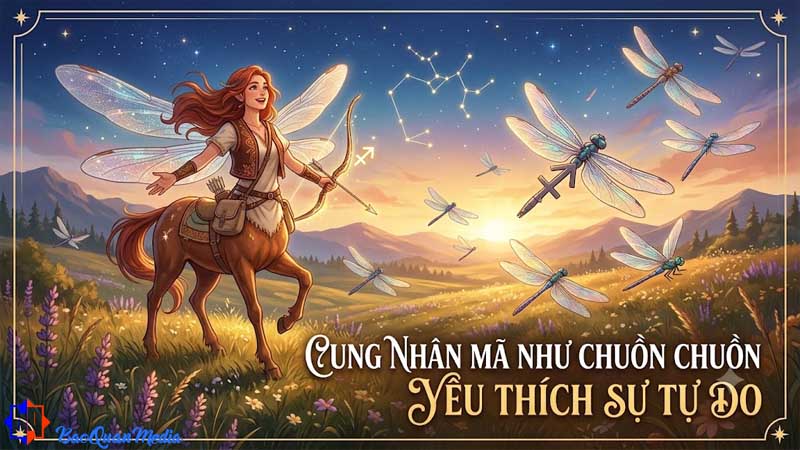 Cung Nhân Mã (22/11 - 21/12) - Chuồn chuồn (Dragonfly)