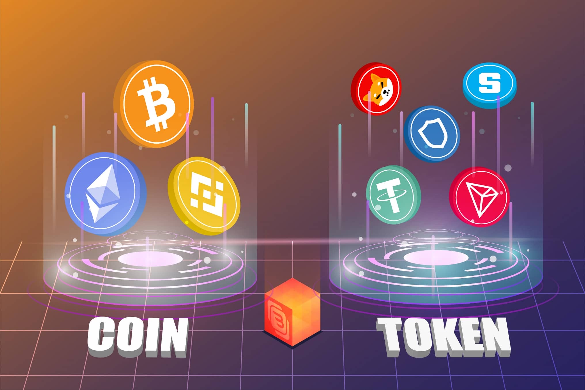 Sự khác nhau giữa Token và Coin
