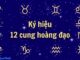 Ký hiệu 12 cung hoàng đạo tiếng Việt