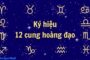 Ký hiệu 12 cung hoàng đạo tiếng Việt