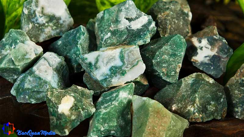 Chòm sao Xử Nữ - Tinh thể Mã não rêu (Moss Agate)